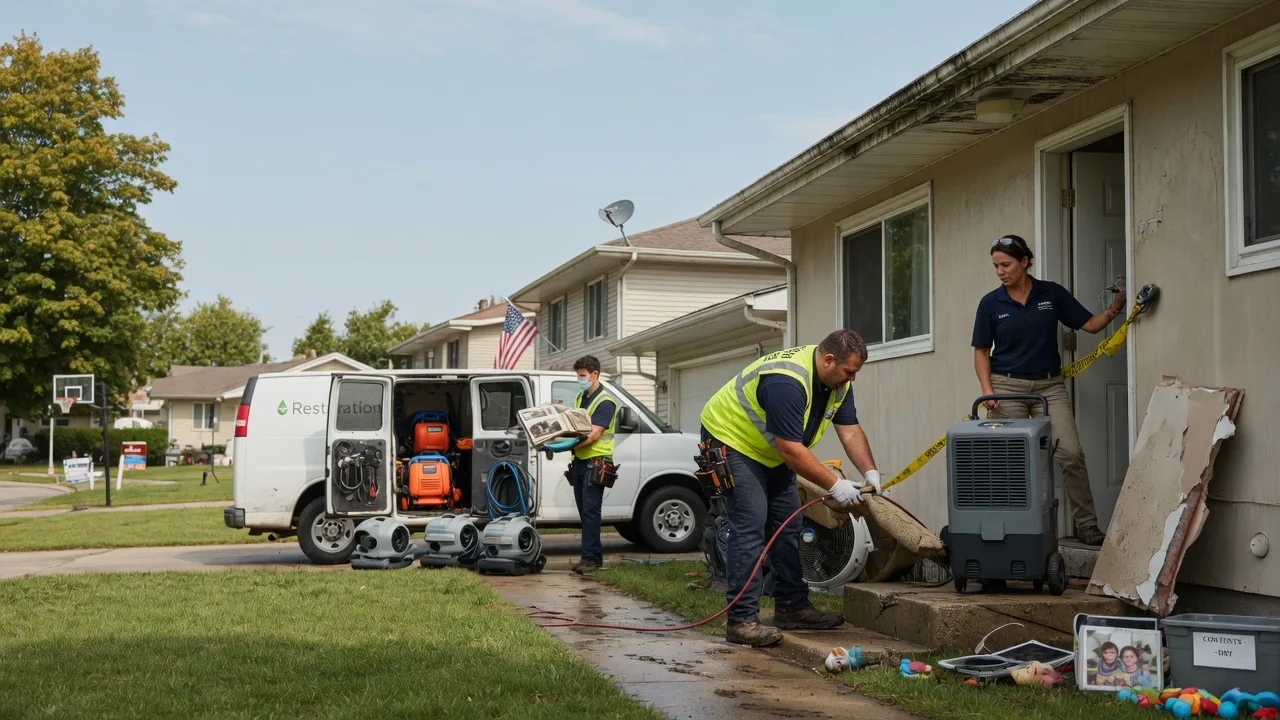 Water Damage Restoration in Scottville, MI near me